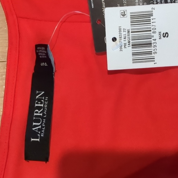 NWT Ralph Lauren fake wrap top Size S - Picture 5 of 8